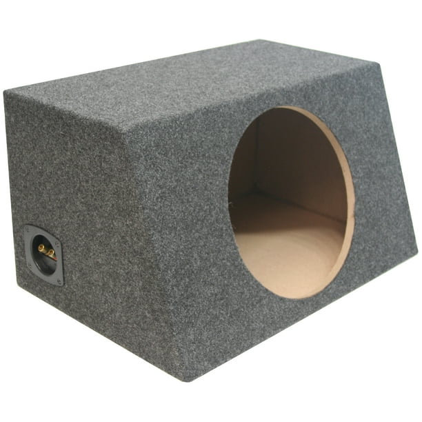 Single 15" Hatchback Subwoofer Sealed Enclosure W/ 1314" Mounting