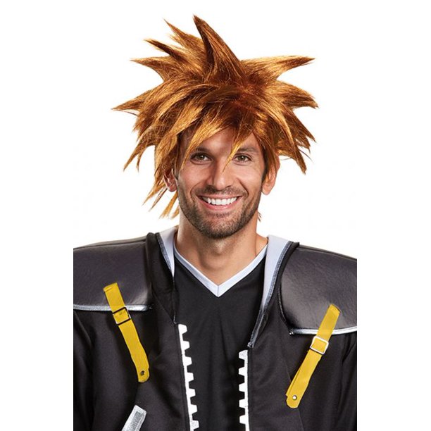 Kingdom Hearts Sora Adult Halloween Costume Accessory Wig Walmart Com