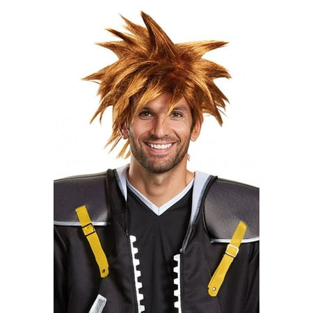 Kingdom Hearts Sora Adult Halloween Costume Accessory Wig