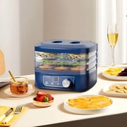 HIBIBUD Freeze Dryer Machine for Home for Candy&Snacks,Freeze Dried Machine for Candy,with Adjustable Temperature&24H Timer,Food Dehydrator Machine for Candy,Mini Food Dryer (Blue,220V)