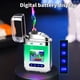 thumbnail image 4 of Creatives Personality Transparent Cool Double Arcs Gradient Colour Lighter Outdoor Windproof Lighter, 4 of 6