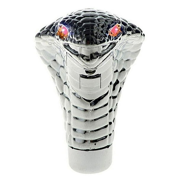 Riwesomey Car Head ABS Gear Knob Car Activado LED Light Handle Shifter Manual Automatic Gear Shifting Knob Vehículos, repuestos y accesorios Mis rojo