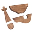 thumbnail image 1 of Rustic Tiered Tray Decor, Easter Tray Bundle Kit Festive  Wooden Easter Decoration For Home  Office Table, 1 of 8