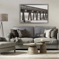 thumbnail image 3 of Stupell Industries Coastal Pier Angles Structure Gray Floating Frame Canvas Art, 31 x 21, by Nathan Larson, 3 of 8