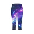 thumbnail image 5 of DDAPJ pyju Women's Capri Leggings 2025 Fashion 3D Graphic Print Yoga Running Pants Buttery Soft Stretch Casual Summer Capris Limited Time Sales Multicolor XL, 5 of 6