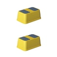 thumbnail image 3 of Injueey ABS Home Strong No Rollover Suministros de baño Reposapiés Baño Aprendizaje y banco de superficie de memoria amarillo limón Limon amarillo 1 capa 2piezas, 3 of 6