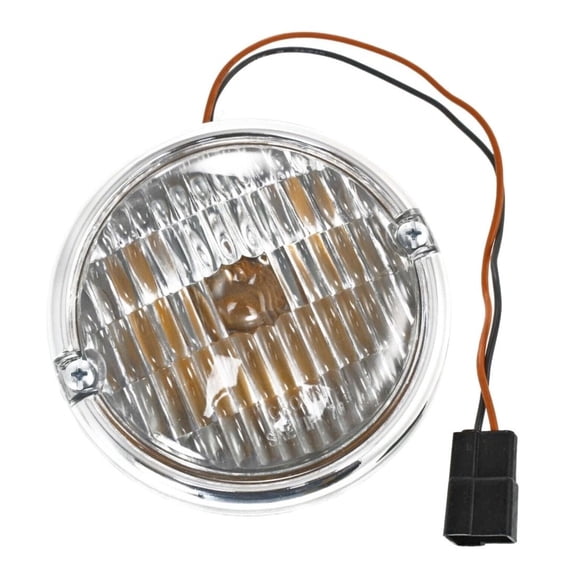 KAIHUIXING Parking Light for Jeep for CJ5 1976-1983 for CJ7 1976-1986 for Scrambler 1981-1985 Volt W/ 2 Screws Left or Right Clear Lens