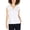 White - white, variant on Michael Michael Kors Women's Blouse Rich Flutter Solid Black XS