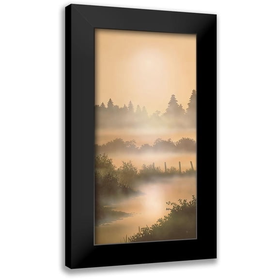 Walsh, Peter 9x14 Black Modern Framed Museum Art Print Titled - MORNING MIST