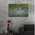 thumbnail image 7 of Epic Art 'The Artist's Garden at Giverny' by Claude Monet, Acrylic Glass Wall Art, 36"x24", 7 of 7