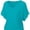 Jadeite, variant on Womens Solid V-Neck Boat Neck Dolman Top with Side Shirring Drape Tunic Short Sleeve