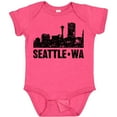 thumbnail image 3 of Inktastic Seattle Skyline Grunge Boys or Girls Baby Bodysuit, 3 of 5