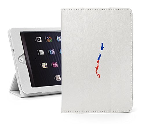 For Apple iPad Mini 4 Leather Magnetic Smart Case Cover Stand Chile Chilean Flag... by MIP