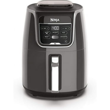 Ninja AF150AMZ Air Fryer XL, 5.5 Qt. Capacity that can Air Fry, Air Roast, Bake, Reheat & Dehydrate, with Dishwasher Safe, Nonstick Basket & Crisper Plate and a Chef-Inspired Recipe Guide, Grey