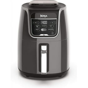 Ninja AF150AMZ Air Fryer XL, 5.5 Qt. Capacity that can Air Fry, Air Roast, Bake, Reheat & Dehydrate, with Dishwasher Safe, Nonstick Basket & Crisper Plate and a Chef-Inspired Recipe Guide, Grey