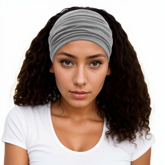 Fgnfyis Grand Foulard Rétro pour Femmes avec Bande pour Cheveux Mignonne Nouée, Design à la Mode et Polyvalent GY3