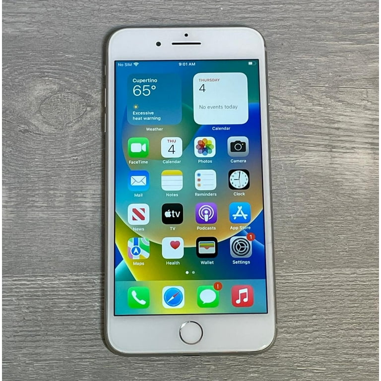 Pre-Owned Apple iPhone 8 Plus - Carrier Unlocked - 256 GB Silver
