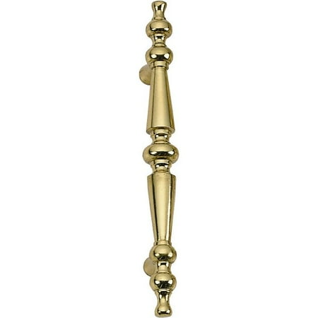 - Brass Accents Inc C07-P0000-619 Traditional Door Pull - 6 in. C-C - Satin Nickel