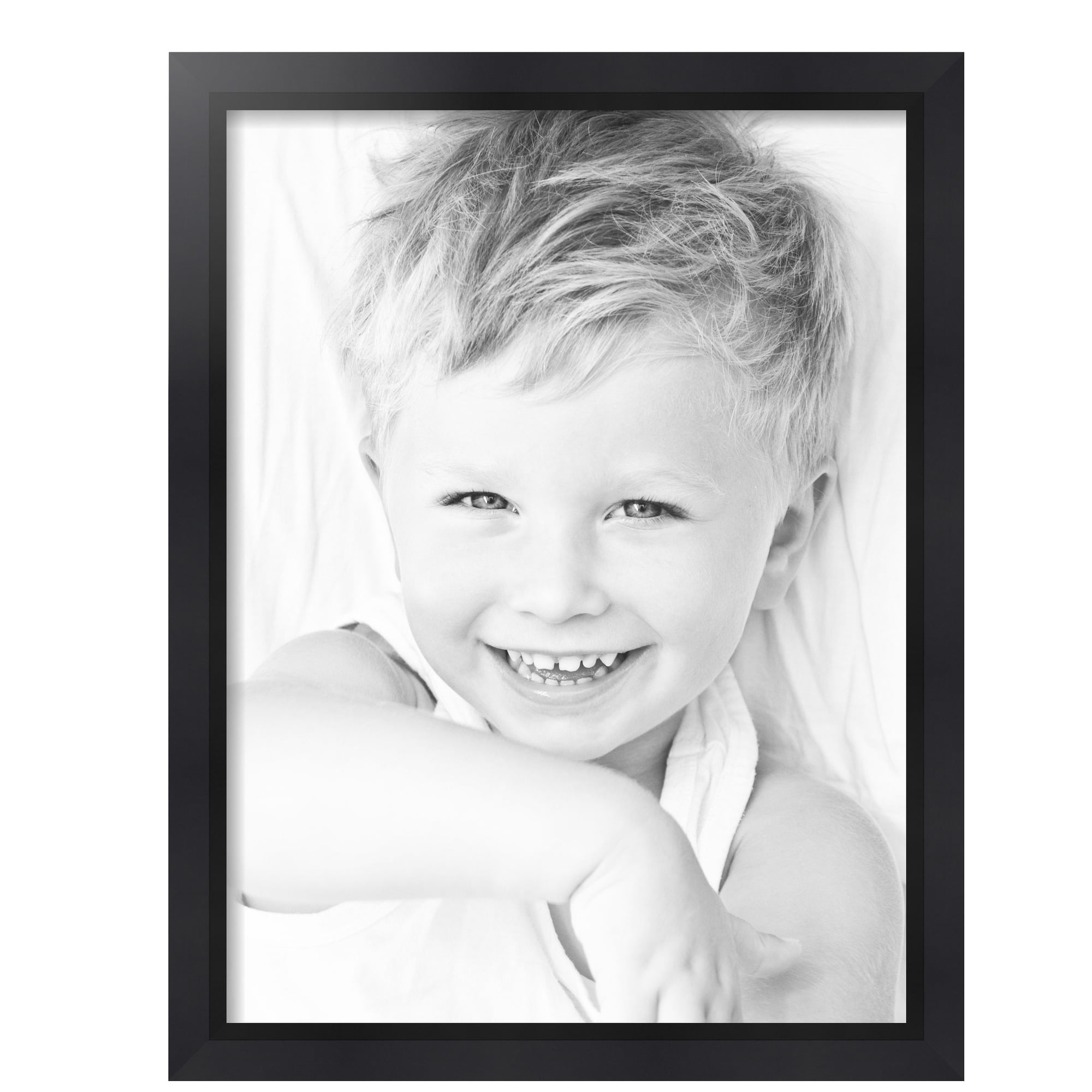 ArtToFrames 18" x 24" Black Picture Frame, 18x24 inch Black MDF Poster Frame (WOM-5292),  Pack