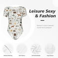 thumbnail image 5 of Picia Outdoor Living Womens One Piece Swimsuits Modest Tummy Control Bathing Suits Lace Up Slimming Swim Suit-Small, 5 of 9