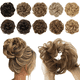 thumbnail image 2 of Nvzi Extensiones de cola de caballo de cabello humano, postizos para cabello de mujer, extensiones rizadas de cabello humano real, 2 of 4