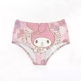 thumbnail image 3 of Kuromi And My Melody Girls' Breathable Underwear Comfort Panties Briefs, 3 of 7