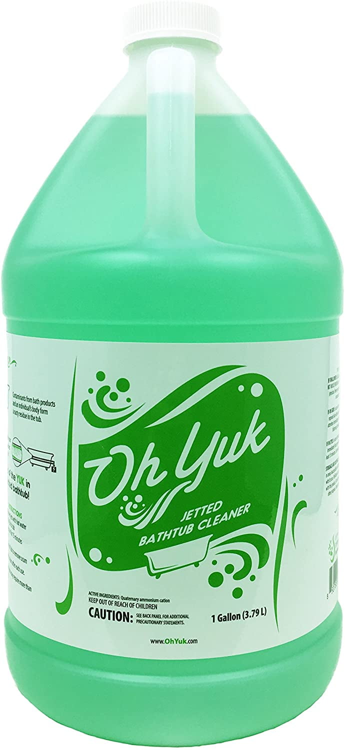 Oh Yuk Healthy Hot Tub Cleaner, The Most Effective Hot Tub Cleaner for  Indoor and Outdoor Hot Tubs and Spas - 1 Gallon