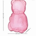 thumbnail image 3 of JASKFLY 1Pcs Red Gummy Bear Container 20x32cm Bear-Shaped Storage Container Reusable Plastic Candy Box for Home & Party Use Treat Storage Organizer, 3 of 6