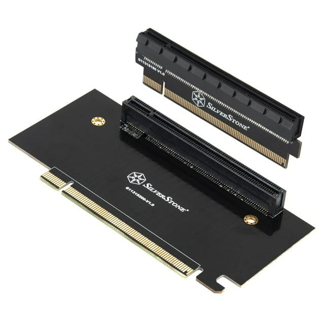 SilverStone Technology RC06 PCI Express Carte Rehausseur 4.0 x16 pour RVZ01, RVZ03, ML07, et FTZ01, SST-RC06B