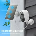 thumbnail image 6 of AURUMBACH Outdoor Security Camera 2K Wireless Surveillance Camera with Solar Panel White, 6 of 6