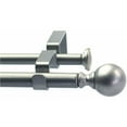 thumbnail image 2 of SAYFUT Round Ball Adjustable Double Drapery Curtain Rod Set 28''-48''/48''-84''/84''-120'', 2 of 3