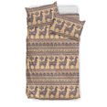 thumbnail image 1 of Juego de cama con motivos étnicos y estampado de llamas, 1 of 5