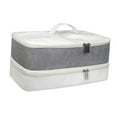 thumbnail image 4 of Cabello de doble capa, bolsa de almacenamiento de herramientas calientes, bolsa de viaje para herramientas para el cabello, estuche de almacenamiento,, 4 of 7