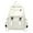 White, variant on Workwear Style Nylon Backpack Large Capacity with Multiple Pockets Buckle Straps for Commuting Travel and Daily Use