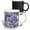 Multicolor, variant on 3drose, Abstract, Inside an Oyster Shell, Pink, Purple, Aqua, Modern Art, Modern, Contemporary, 15oz Mug
