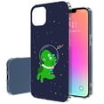 thumbnail image 1 of TalkingCase Slim Case for Apple iPhone 13 Pro, Slim Thin Gel Tpu Cover, Dinosaur Space Print, Light Weight, Flexible, Soft, Anti-Scratch, Printed in USA, 1 of 7