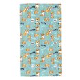 thumbnail image 1 of Fotbe Cute Dogs Corgi Toalla Premium con Patrón, Toalla de Microfibra de Secado Rápido, Ligera y Altamente Absorbente (27.5x16in), Ideal para Uso Diario, 1 of 6