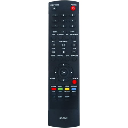 SE-R0431 Replaced Remote Control Fit for Toshiba Blu-Ray Disc Player BDX2400KC BDX3400SE BDX2400KE SE-R0439 BDX6400KU BDX3400KC