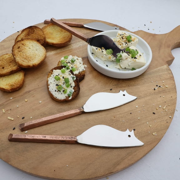 INOX Plateau Cheese Spreader/Knife 4 Pc. Set