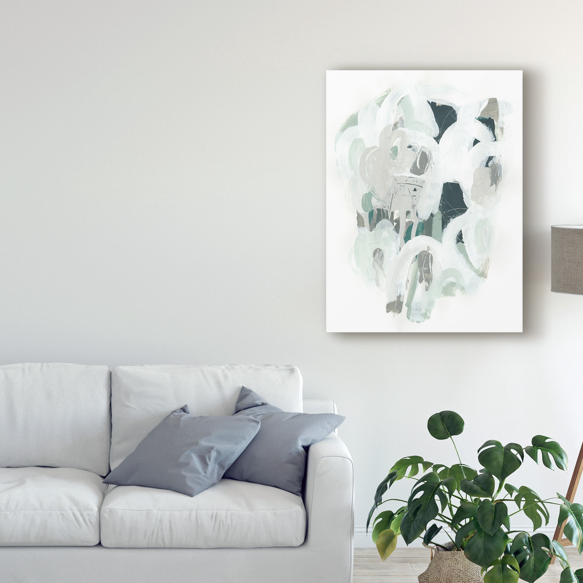 Trademark Fine Art 'Sage And Slate II' Canvas Art by June Erica Vess
