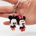 thumbnail image 3 of Llaveros de goma de Mickey de Disney para mujer, llaveros de dibujos animados bonitos para bebé niño y niña, llavero de bolso encantador, accesorios de coche Kawaii, 2021, 3 of 5