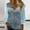 Blue, variant on Fznquz Glitter Women Top V Neck Beige Sequin Shirts Work Fall Dressy Casual Womens Fashion