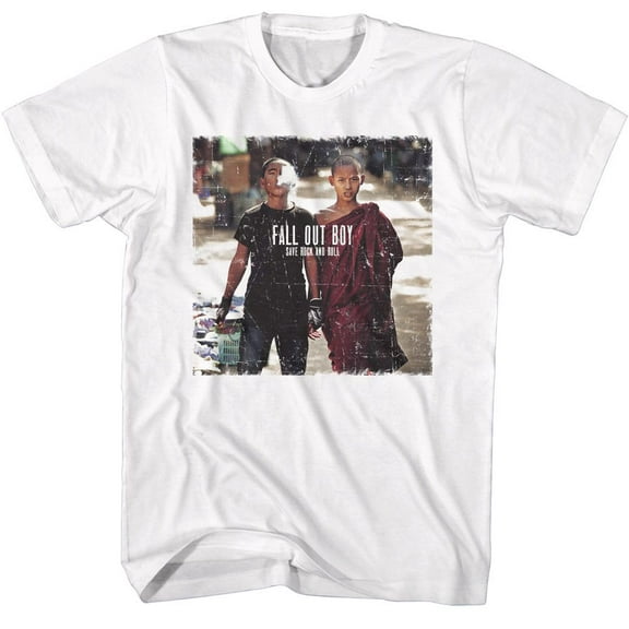 Fall Out Boy FOB Save Rock and Roll White T-Shirt