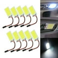 thumbnail image 3 of 10X White 48 SMD COB LED T10 4W 12V Car Interior Panel -Light Dome Lamp Bulb Kit, 3 of 11