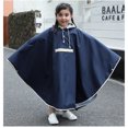 thumbnail image 1 of Veste Imperméable Imperméable à Capuche Imperméable pour Enfants, Bleu, M, 1 of 4