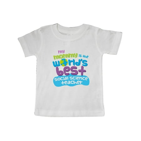 

Inktastic Social Science Teacher Mom Gift Baby Boy or Baby Girl T-Shirt
