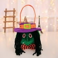 thumbnail image 6 of sruoe Halloween Treat Bags, Candy Bags, Candy Bucket, Goodie Bags, Halloween Candy Bags for Kids, Spooky Pumpkin Tote Bag, Halloween Decoration, Reusable Candy Snack Bags, Party Gift Favors Decor, 6 of 7