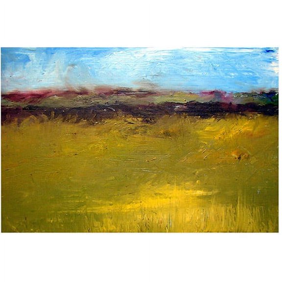 Trademark Fine Art "Abstract Landscape: The Highways Series" Canvas Art by Michelle Calkins