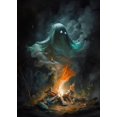 thumbnail image 1 of Dark Academy-carteles góticos Vintage, impresiones, calabaza escalofriante, en la selva elfo, pintura en lienzo, pared de Halloween, decoración del hogar, imagen, 1 of 4
