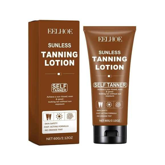 TopLLC Face Moisturizer Cream Sunless Tanning Lotion Tanning Lotion Self Tanner Tanning Body Lotion Wheats Color Tanning Lotion Tanning Lotion Tanning Cream Tanning Color 60g Skincare